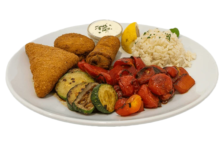 Vegetarian platter